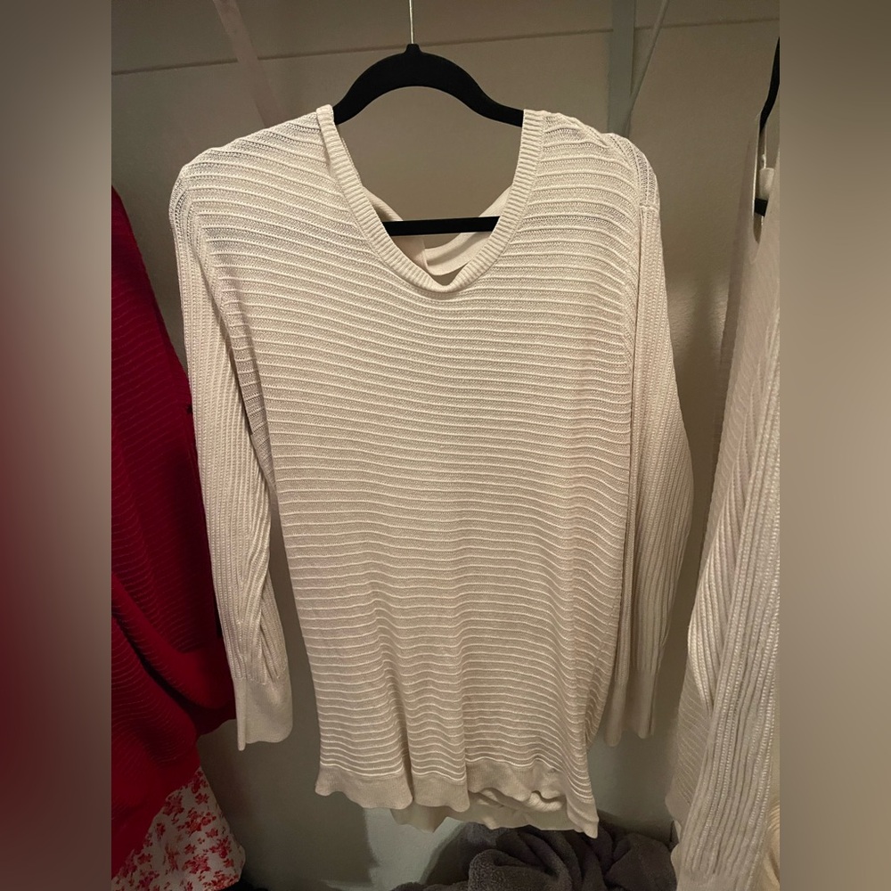 Cream sweater